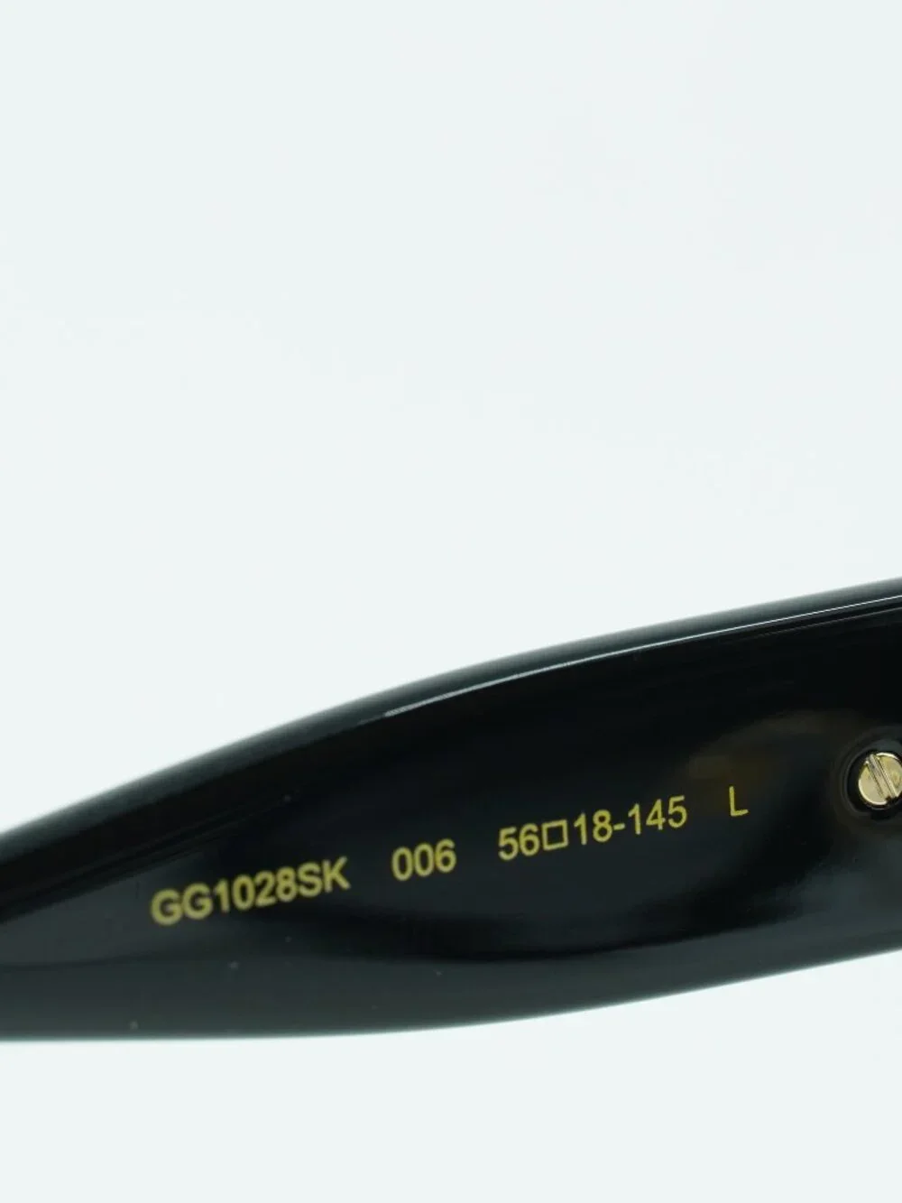 Gucci GG1028SK 006 Cat Eye Sunglasses - Black / Grey